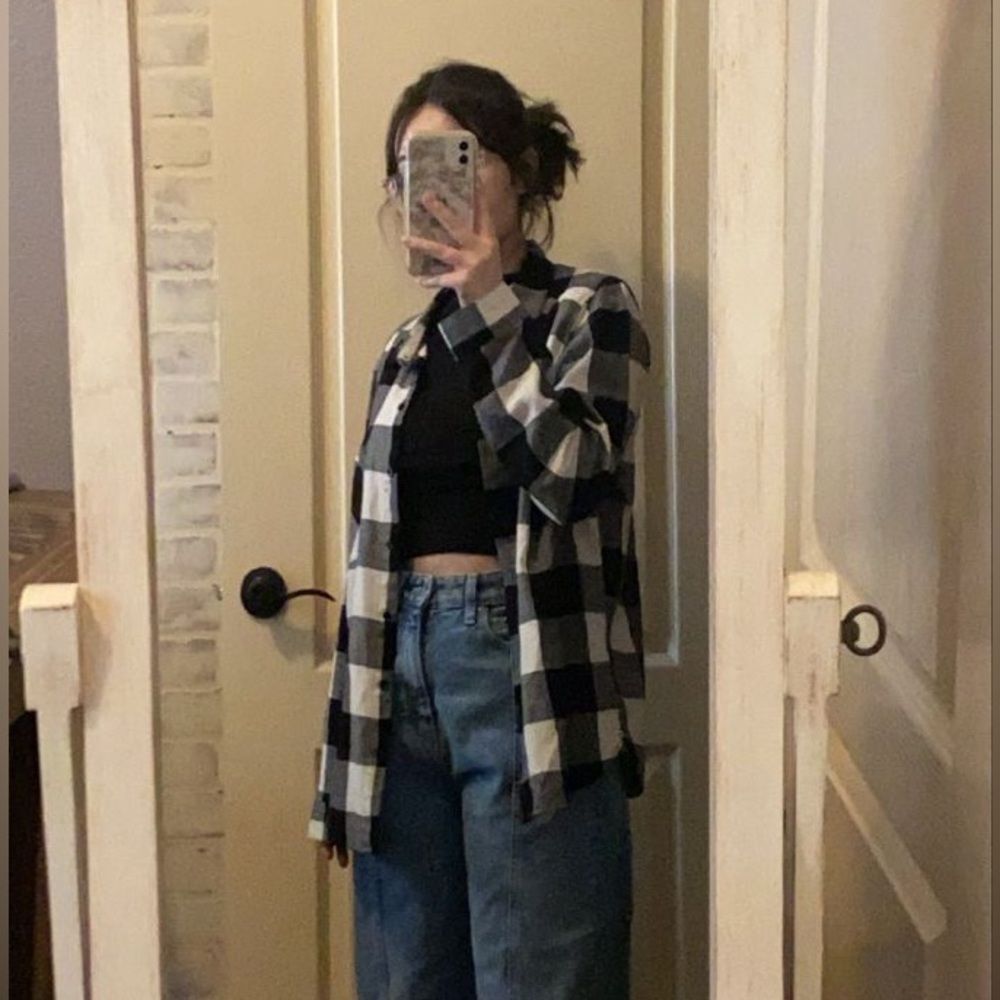 Vintage Pendleton Black and White Fall Casual Classic Outdoor Gorpcore Flannel